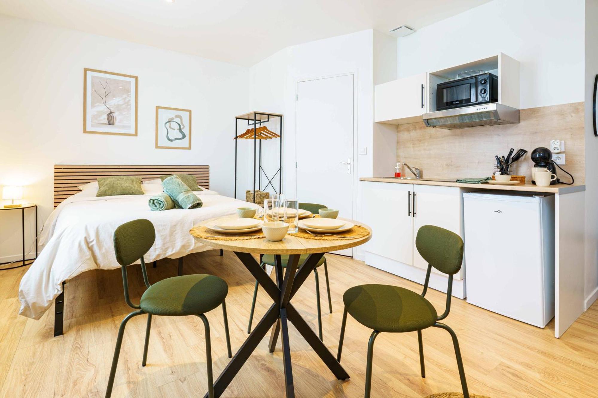 Studio Elegant 3 Pers Wifi Saint-Quentin  Zewnętrze zdjęcie